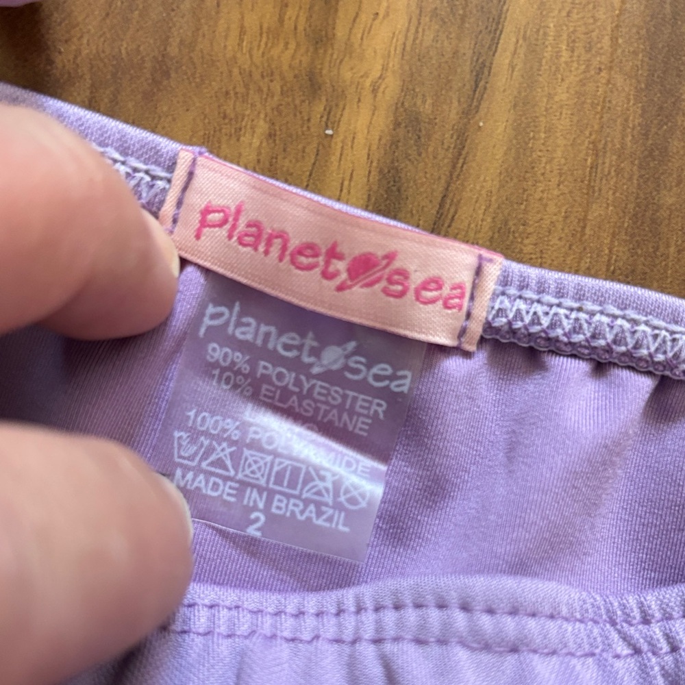 Planet Sea Crochet Rainbow Halter Bikini - Picture 3 of 4